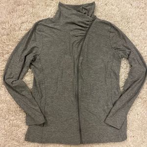 Jockey Zip Up Sweatshirt -Gray